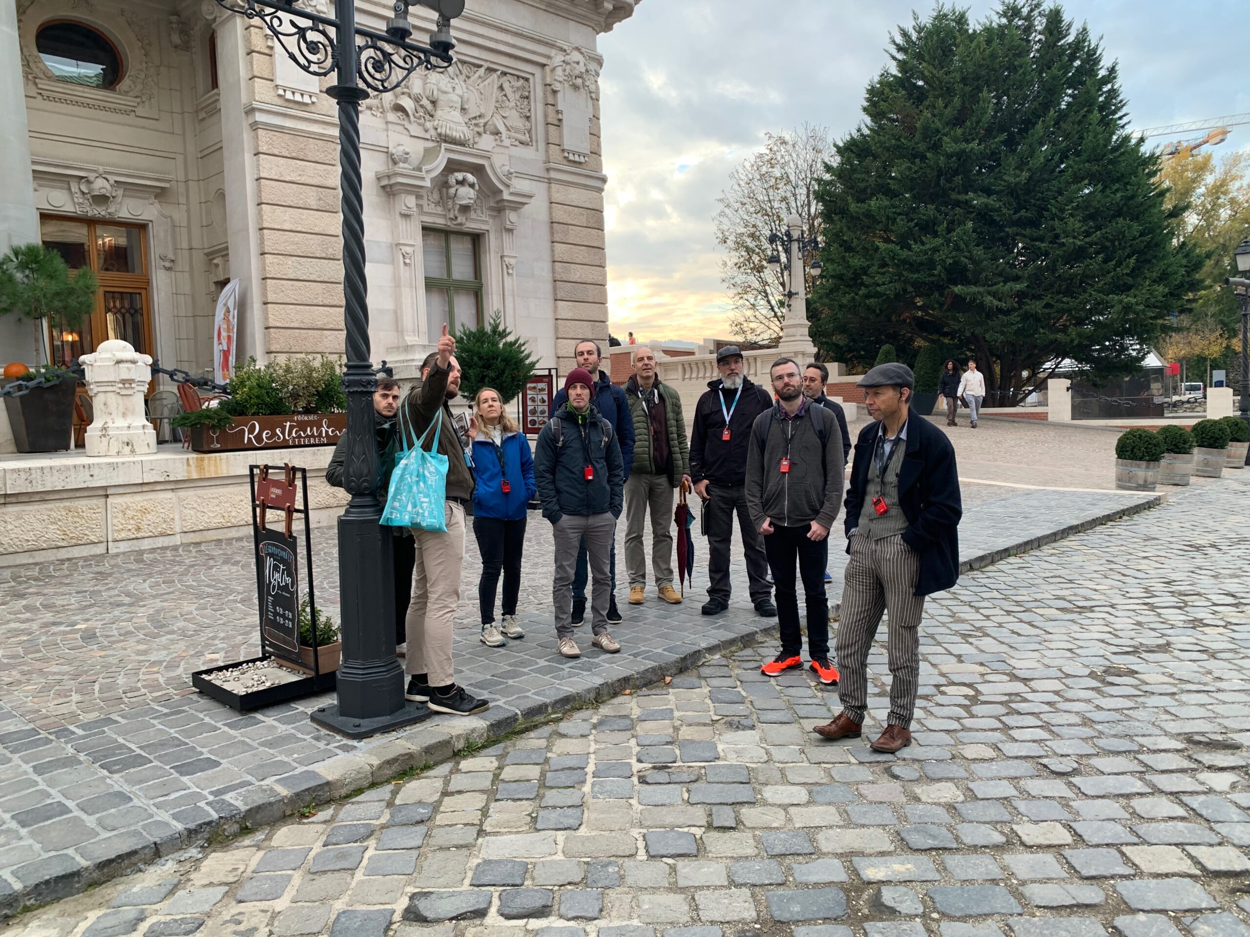 During the guided tour through the Buda Castle district