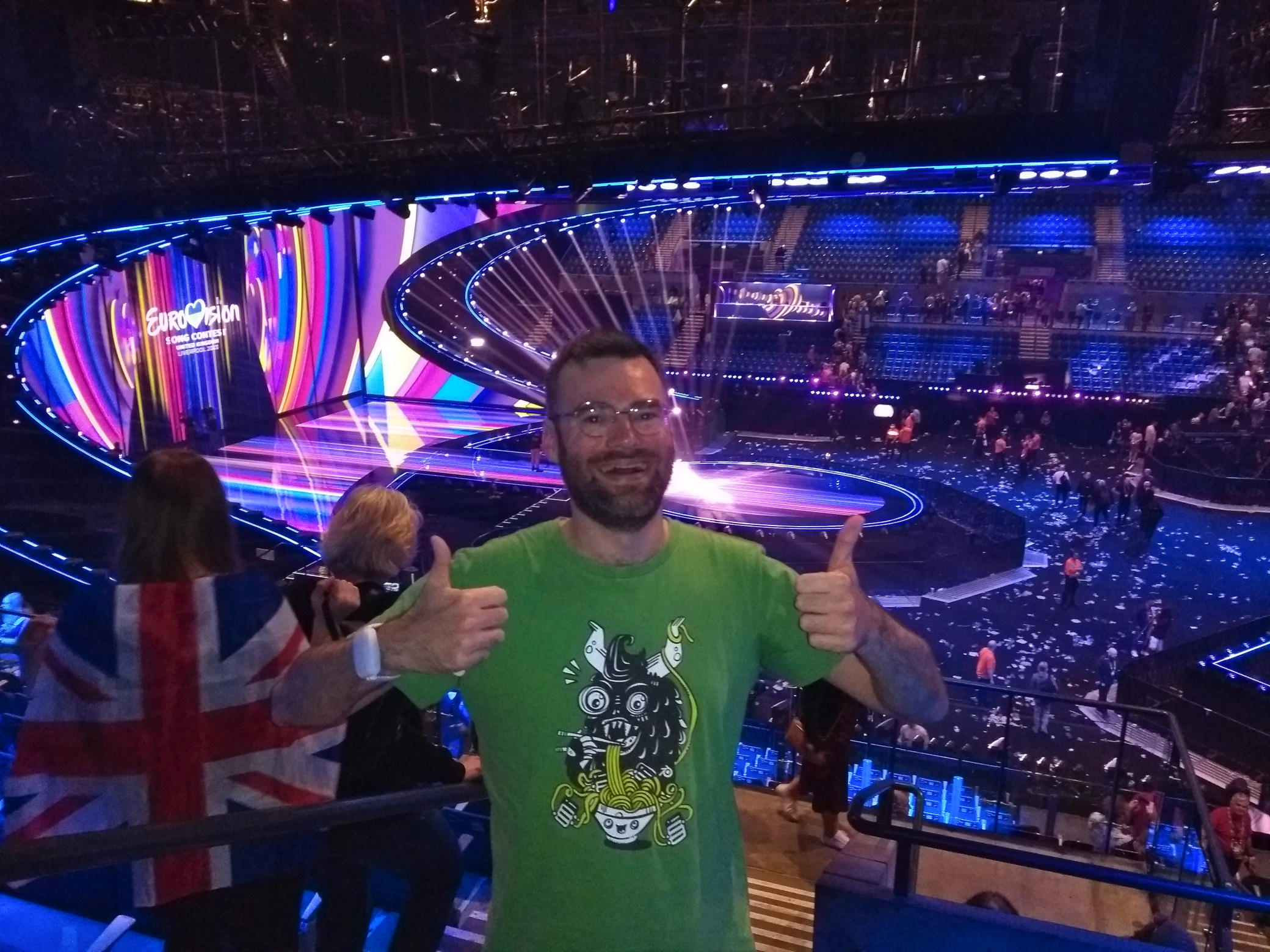 The United Kingdom: 24 points. Le Royaume-Uni: 24 points &hellip; The result did not dampen Andrew&rsquo;s joy of being live at the ESC Grand Final